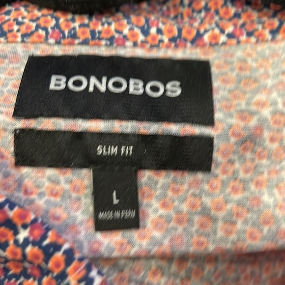 ❤️ - Bonobos slim fit Pima cotton button down in “floral pebbles” - Picture 2 of 2